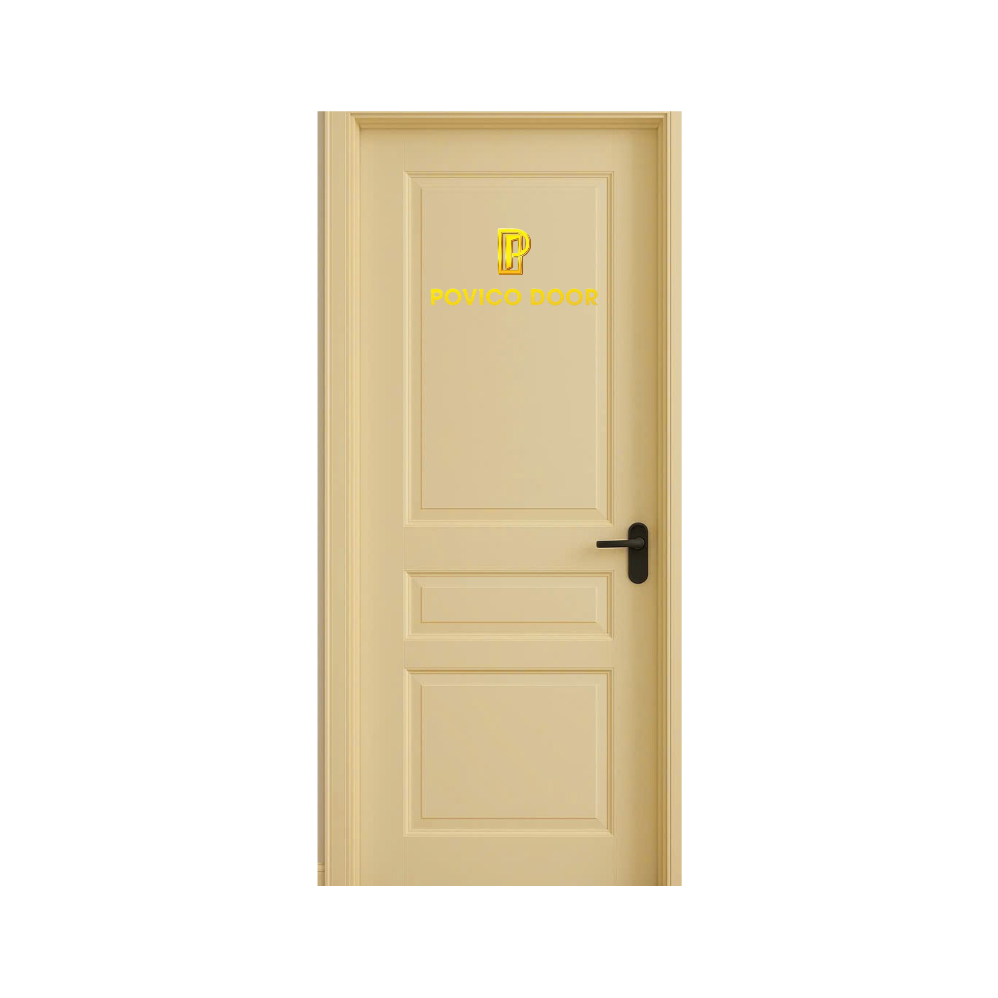 Cửa sơn màu 2k soi chỉ âm theo yêu cầu PVC-508